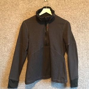 Reebok Crossfit LS Pullover Size L Dark Grey